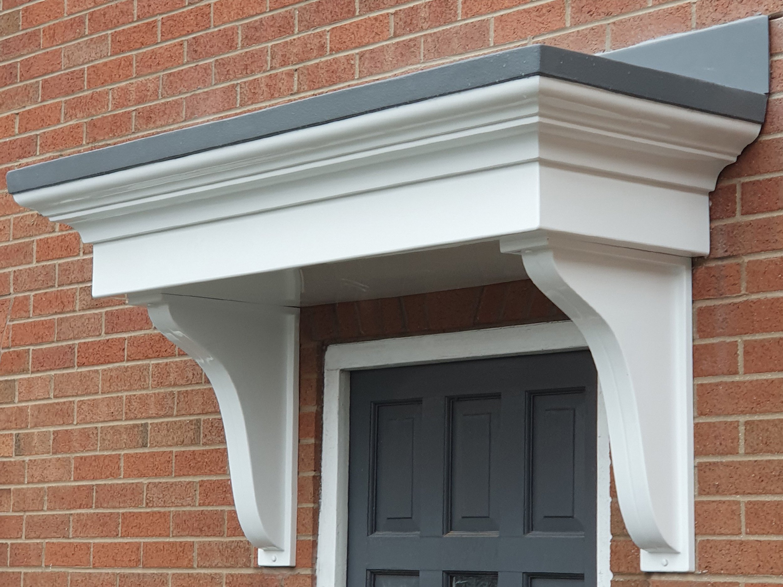 The Bolton Flat Smooth Canopy With Detailed Fascia | Concept Canopies